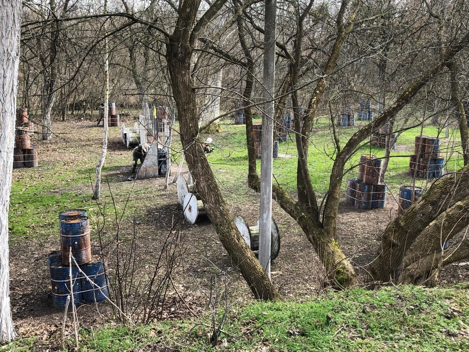 Paintball w pierwszym dniu wiosny