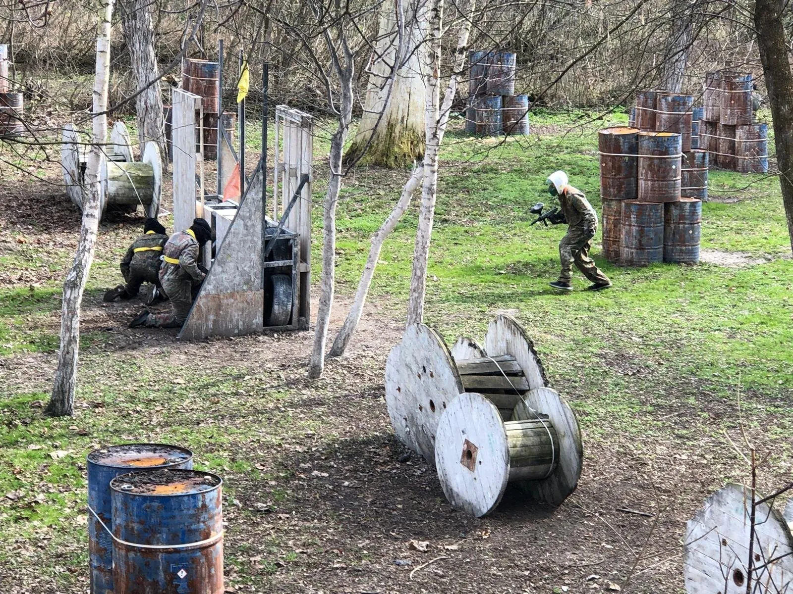 Paintball w pierwszym dniu wiosny