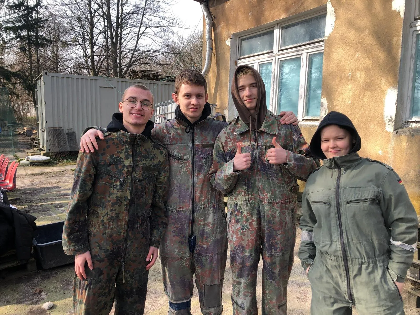 Paintball w pierwszym dniu wiosny