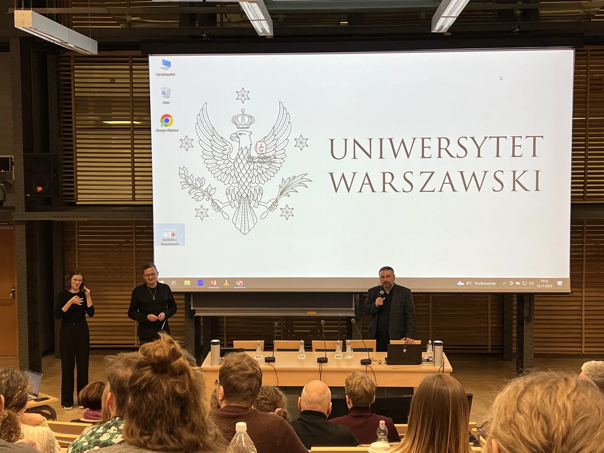 onferencja naukowa "Badania nad PJM i g/Głuchotą 5. Przeszłość i przyszłość komunikacji migowej w Polsce" organizowana przez Pracownię Lingwistyki Migowej na Uniwersytecie Warszawskim