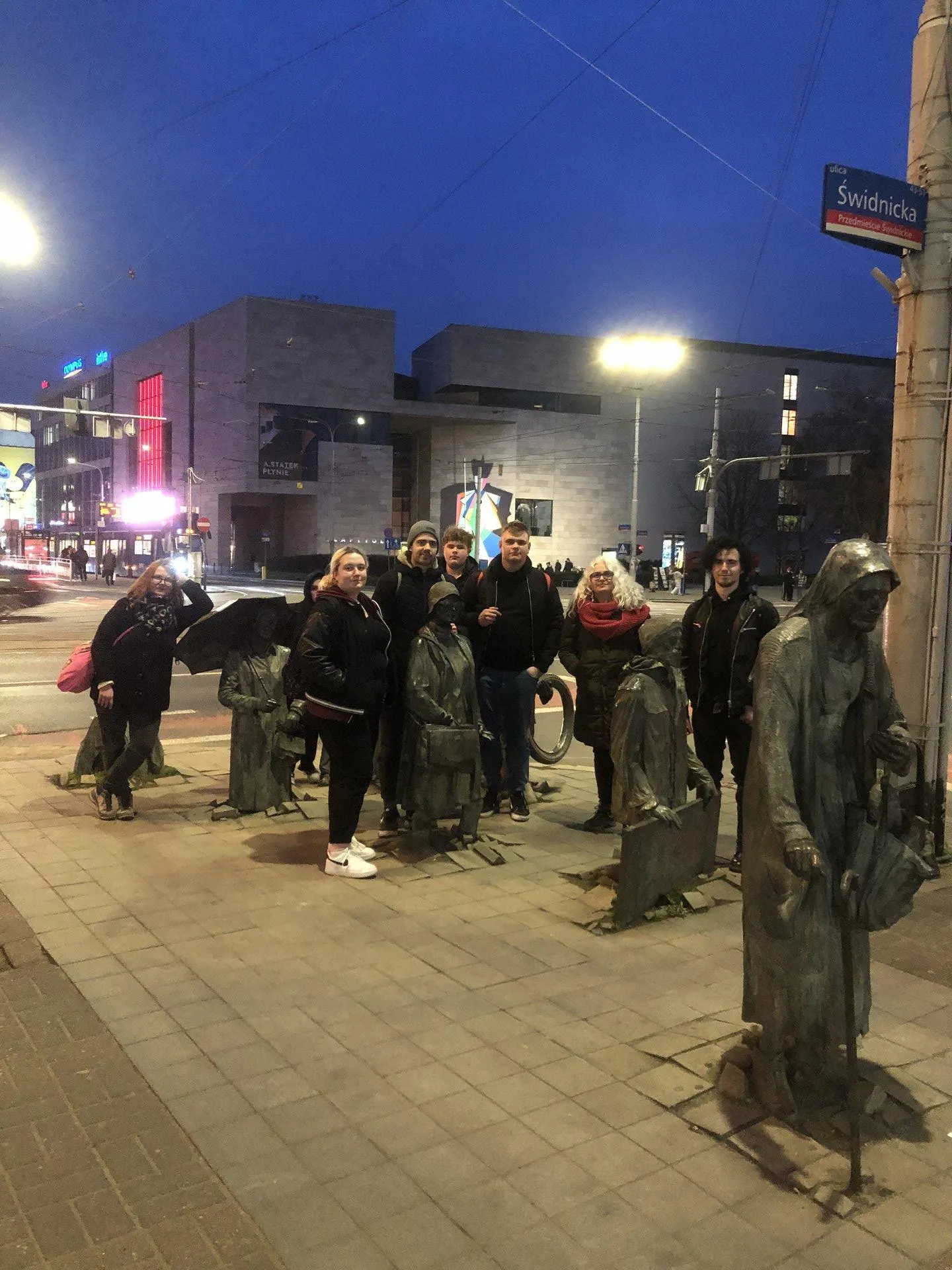 Klasa 5tcp na wycieczce klasowej we Wrocławiu