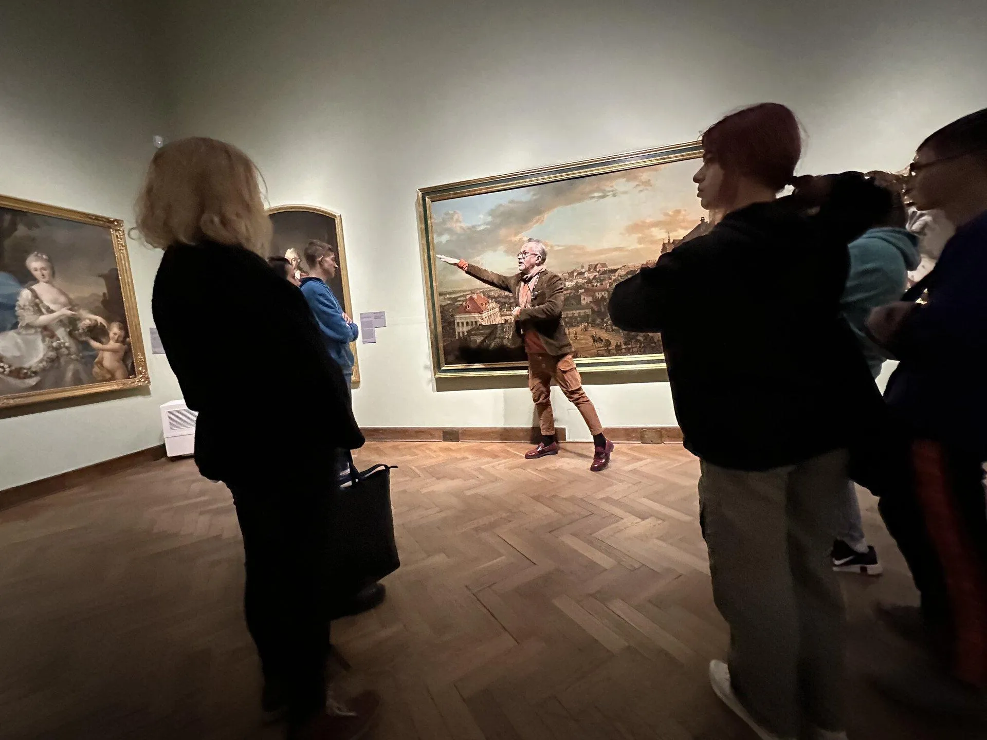 Wychowankowie internatu w Muzeum Narodowym