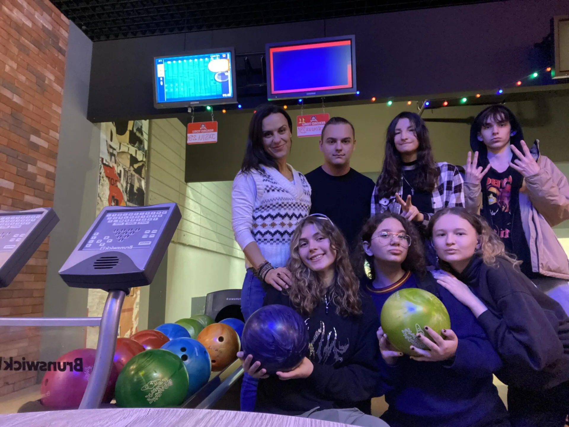 Klasy 1tcp i 1 ti na kręgielni