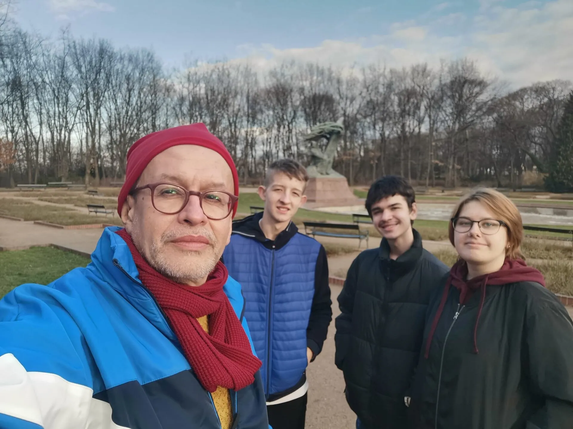 Wyjście do Łazienek Królewskich