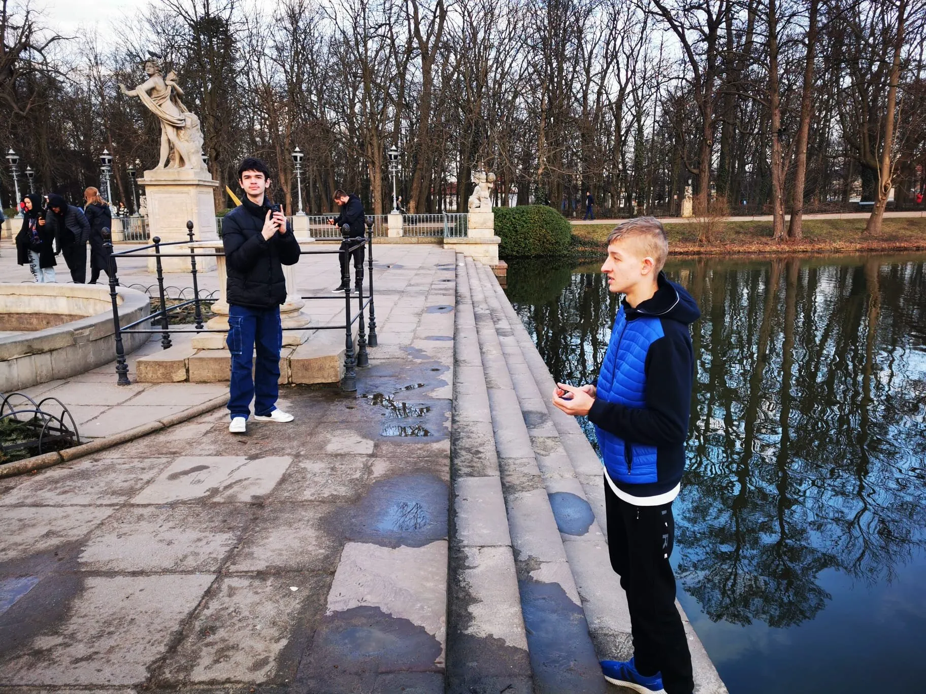 Wyjście do Łazienek Królewskich
